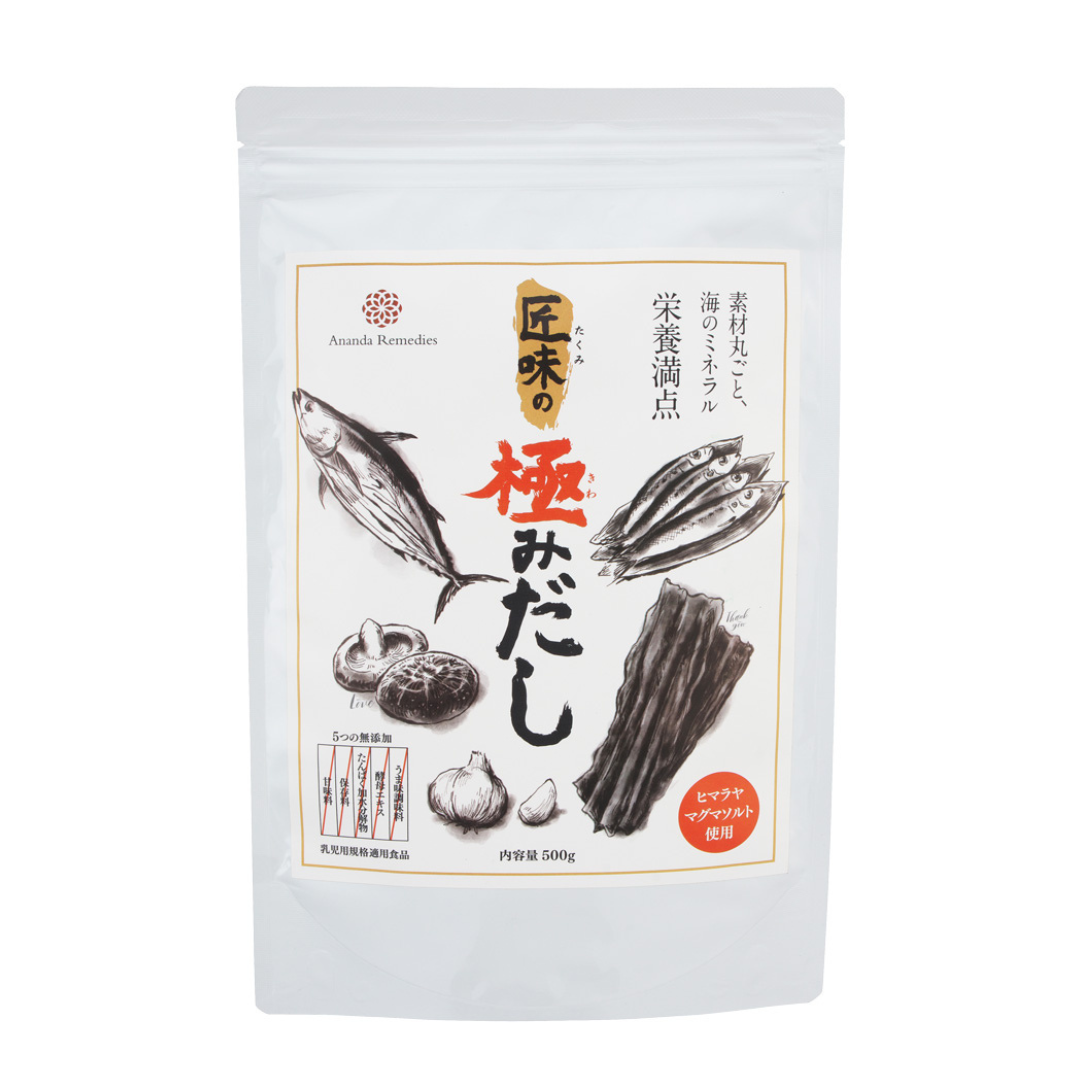 匠味の極みだし 500g粉末 《 ミネラルたっぷり栄養満点 手軽な無添加粉末だし 》